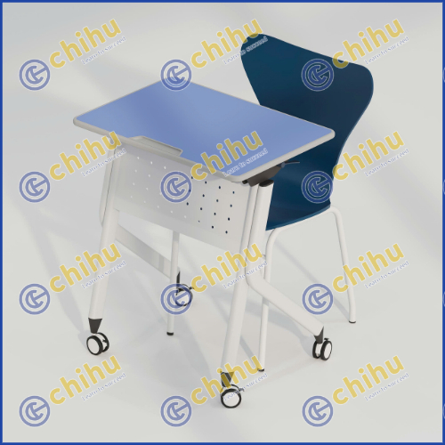 Bàn chữ nhật viền nhựa đúc